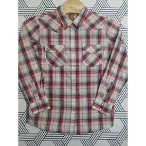 Mens Wrangler Long Sleeve Pearl Snap Size XL